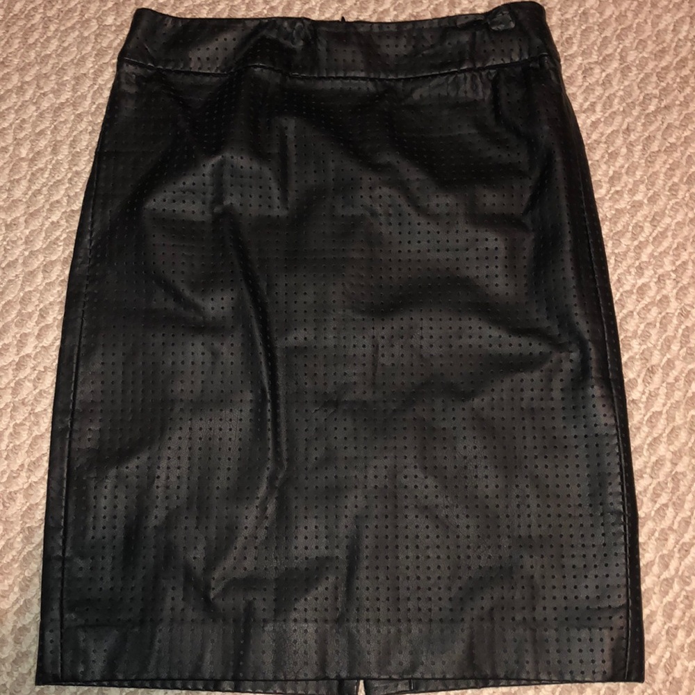 Vegan leather skirt by banana republic